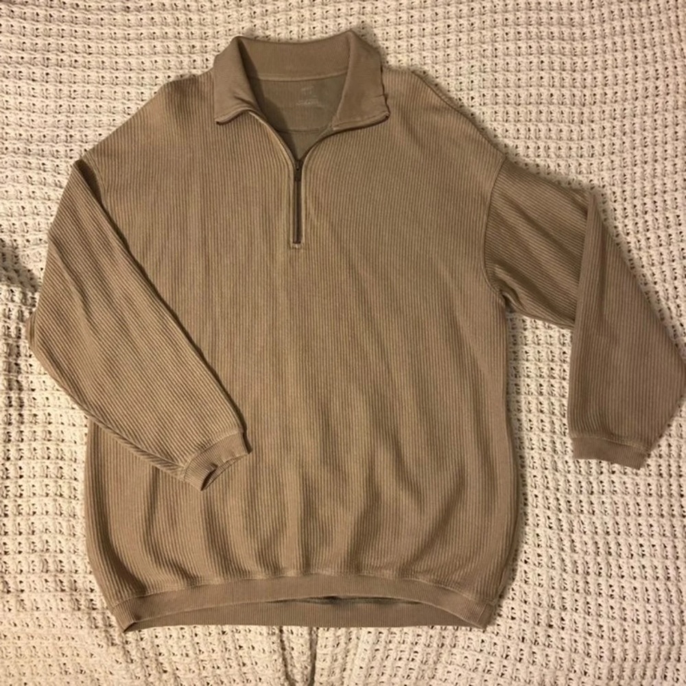 Aerie good vibes quarter zip corded pullover